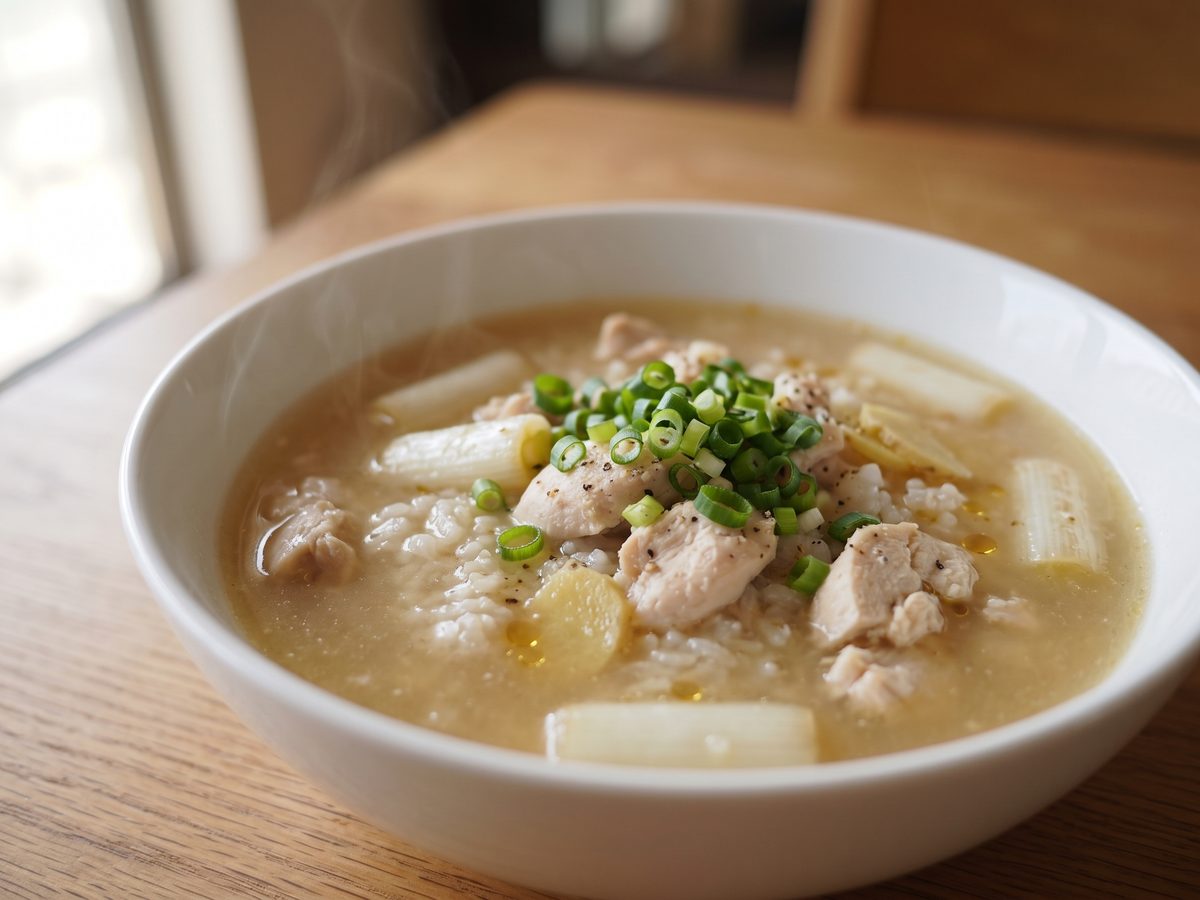 鶏むねの高タンパク参鶏湯（サムゲタン）